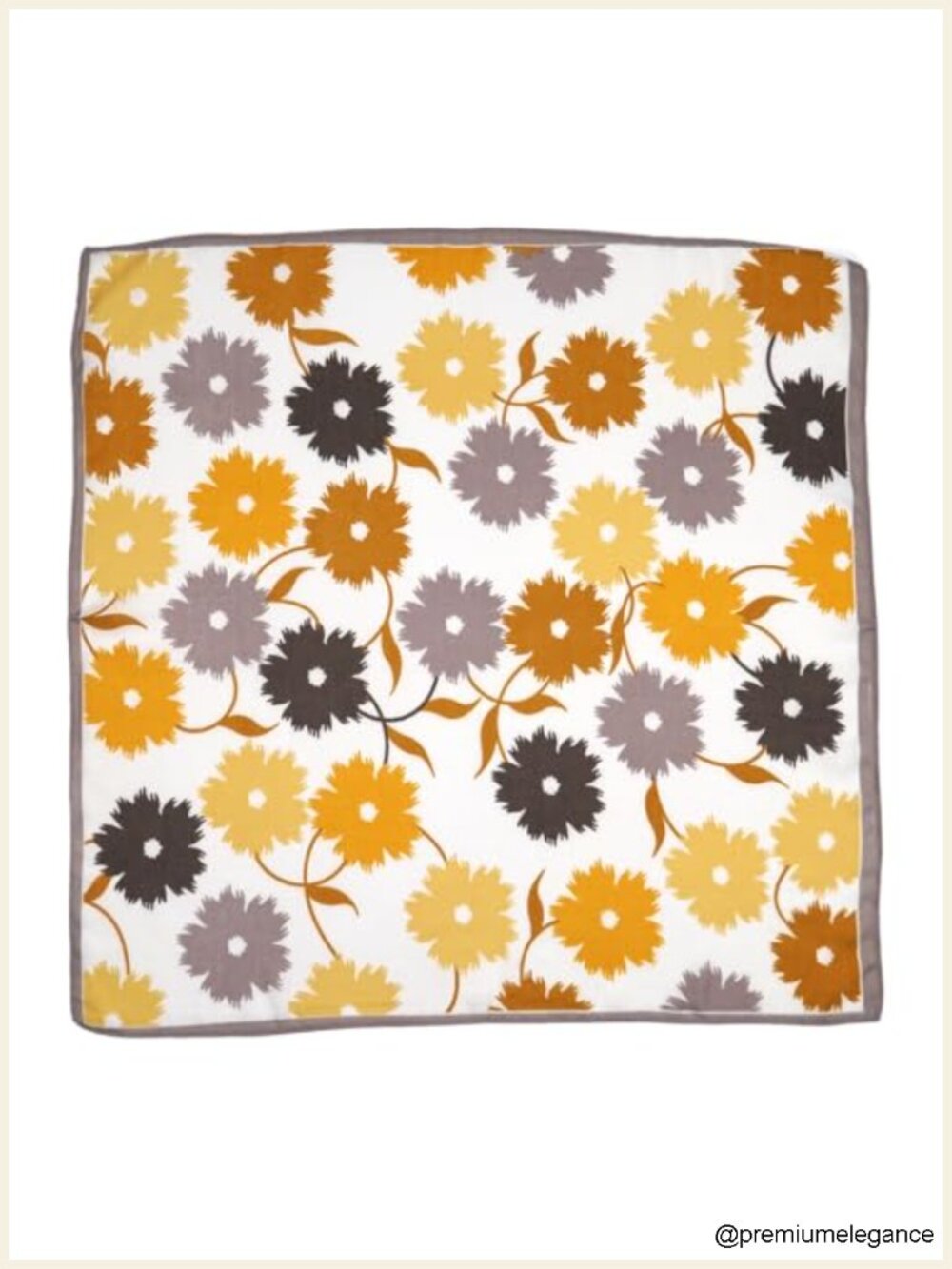 Women's 27x27 Viscose Square Scarf, Floral Bandana Neck/Hair Headscarf